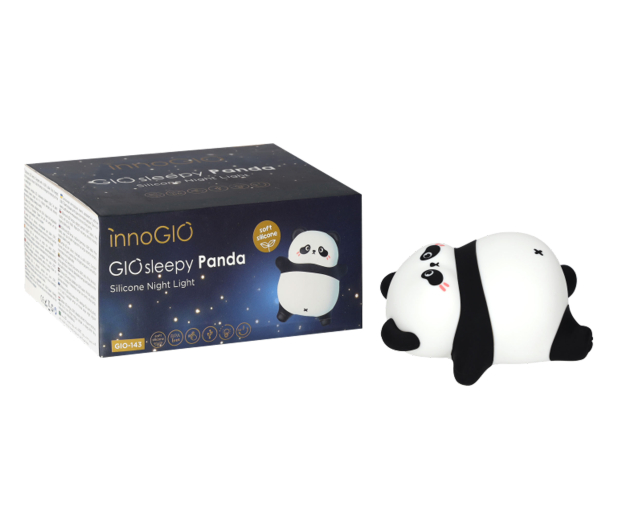 InnoGIO Silikonowa lampka nocna LED GIOSLEEPY PANDA - 1537874 - zdjęcie 2